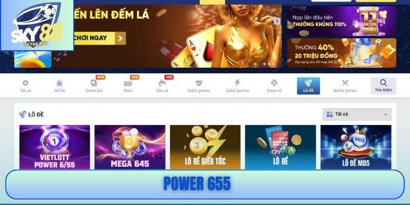 Power 655 - Hướng Dẫn Chơi Cùng Cơ Hội Trúng Jackpot Tỷ Đô 1 Power 655