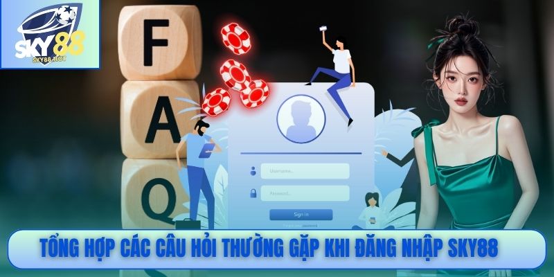 Đăng Nhập SKY88 - Nhanh 10 Giây, Bảo Mật Chuẩn Ngân Hàng 3 Tổng hợp các câu hỏi thường gặp khi đăng nhập SKY88